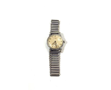 A Paul Buhre vintage manual wind wristwatch on adjustable strap 