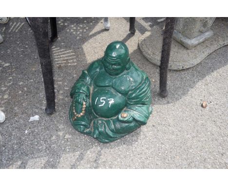 Composite garden statue of Buddha, height approx 30cm