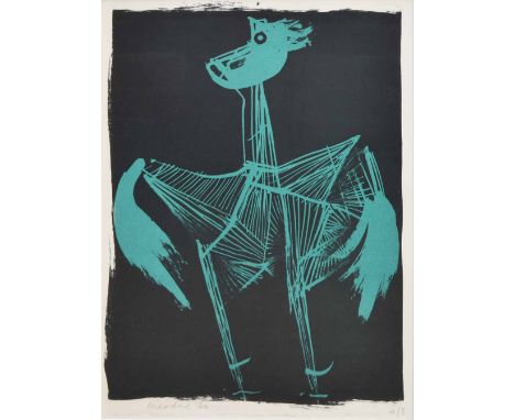 Bernard Meadows (1915-2005),  "Bird", signed, dated '62 and numbered 4/8 in pencil in the margin, lithograph, 39 x 29cm.; 15.