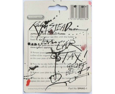 Ralph Steadman (1936-),  Abstract, signed and inscribed, unframed, mixed media, 59 x 50cm.; 23.25 x 19.75in, together with a 