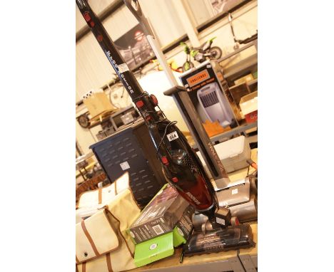 G tech vacuum and a Freemotion example. This lot is not available for in-house P&P.Condition Report: All electrical items in 