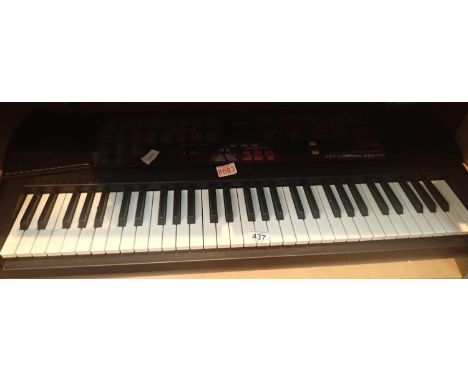Casio CTK-560L key lighting system electric organ (no power leads). This lot is not available for in-house P&amp;P. 