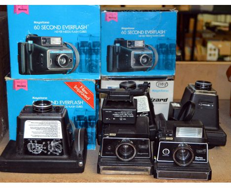 Keystone Instant Print Camera Collection. To include uncommon boxed EverFlash & other models. Note: Not manufactured by Polar