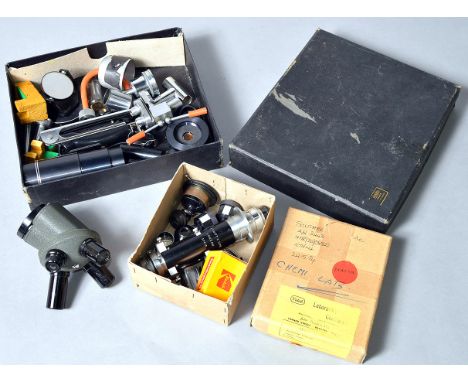 Collection of Microscope & Optical Parts.