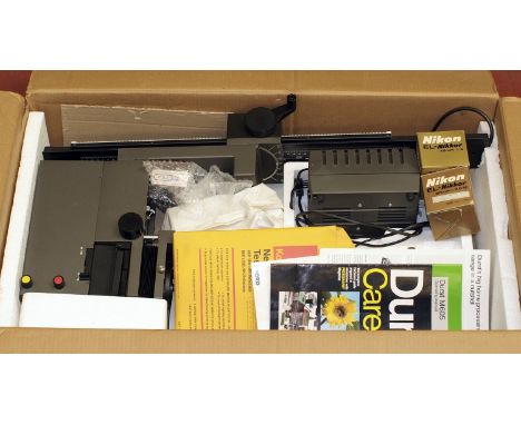 Dusrt M685 Medium Format Colour Enlarger. For film formats to 6x6cm with Nikkor 50mm f2.8 & 75mm f2.8 enlarging lenses, timer