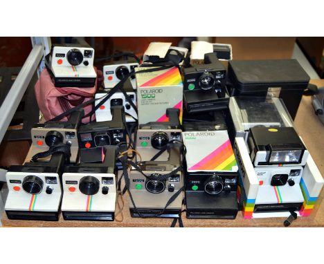 Quantity of Polaroid "One Step" Instant Print Cameras for SX-70 Film. To include 500, 1000, 1500, 2000 & 3000 models etc.  So