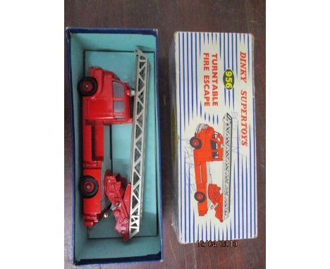 A Dinky Supertoys Turntable Fire Escape diecast model, boxed 