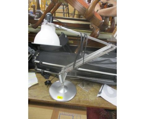 A modern anglepoise lamp 