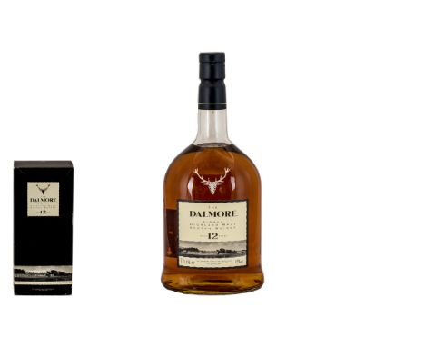 Dalmore 12 year Old ( Old Style ) Bottle of Single Highland Malt Scotch Whiskey - 1 Litre, Region Highlands ABV 43% Age 12 Ye