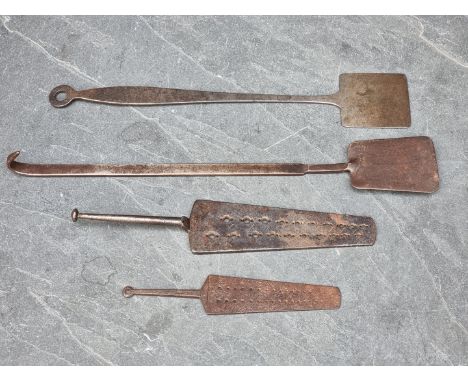 Tools &amp; Kitchenalia:&nbsp;two 19th century steel thread gauges, largest inscribed 'Buck &amp; Hickman', 26.5cm long; and 