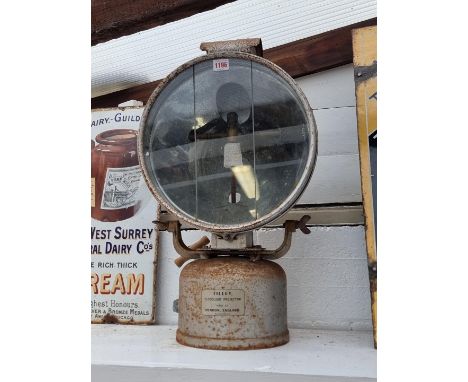 A vintage Tilley Flood Light Projector,&nbsp;65cm high. 