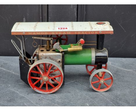 A Mamod TE1A steam tractor. 