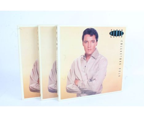 Elvis Presley Collectors Gold, ( PL90574(3), PD90574(3), PK90574(3 ), three LP, CD and cassette boxsets (3)

MB collected 24/