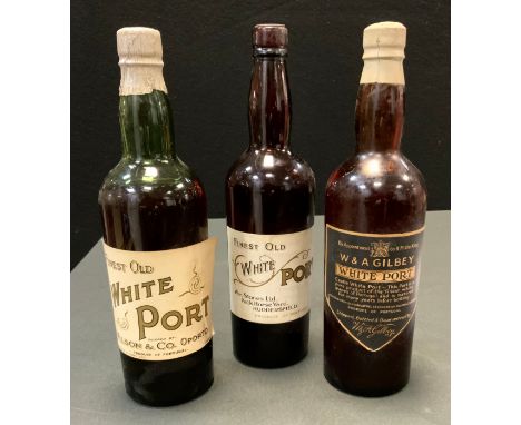 Wines &amp; Spirits  - White Port -  Wilson &amp; Co Finest Old White Oporto, Daniel Wilson &amp; Sons Ltd;  others,  W &amp;