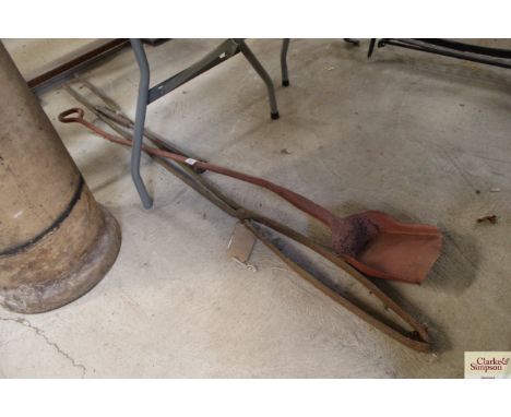 Three vintage steam engine tools