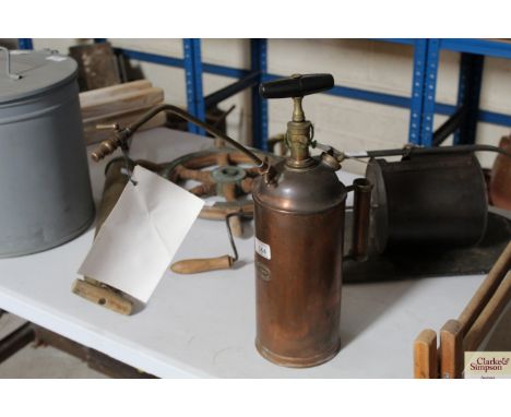A Mysto No.5 pneumatic hand sprayer, supplied by the Army &amp; navy Stores