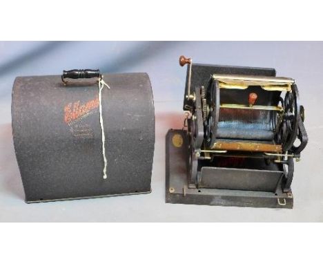 An Ellams Duplicator single drum rotary stencil machine, London c.1923 