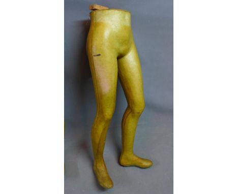 A pair of mannequin legs 