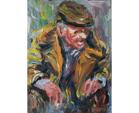 Liam O'Neill (b.1954)Portrait of an Old ManOil on canvas, 30.5 x 40.5cm (16 x 12")Signed