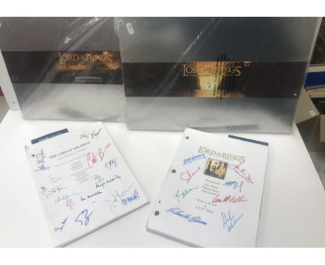 Two Masterworks Lithographic Art Work Collection "The Lord of the Rings The Two Towers", containing 30 individual lithographi