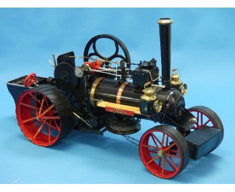 A 3 inch scale model of a Marshall Agricultural Traction Engine, "Marshall Old Nightmare", the steel boiler with 15 tubes and