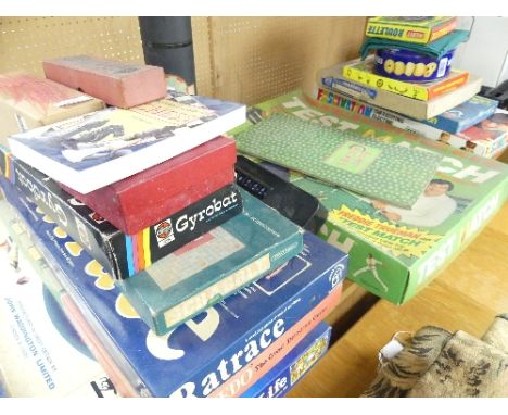 A Collection of Vintage &amp; Later Board Games, including Fred Truman's Test Match, Waddington's Risk, Fascination, Cluedo, 