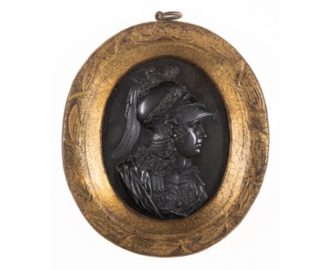 Fry (Elizabeth).- Warin (Charles) Roman Cameo, ?from the collection of Elizabeth Fry with faded printed label to verso, lead 