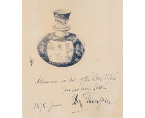 Thompson (Sir Henry) A Catalogue of Blue and White Porcelain forming the Collection of..., one of 220 copies, presentation co
