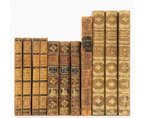 Home (Henry, Lord Kames) Sketches of the History of Man, 4 vol., mixed edition, half-titles, first few leaves of vol.1 mounte