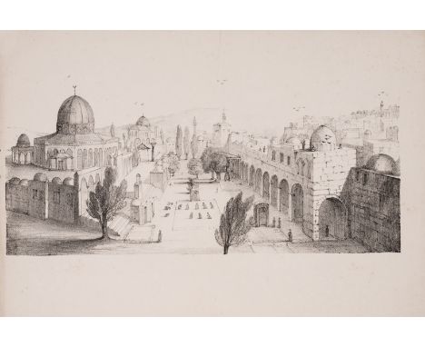 Middle East.- Bracebridge (Selina) Panoramic Sketch of Jerusalem Taken from the roof of the Governor's Palace, 16th December 