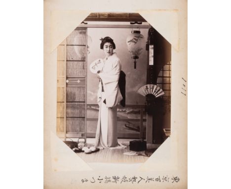 China.- [Isshin (Ogawa)] [Hundred Beauties (Singing Girls) in Tokyo], 2 vol., 95 vintage photographic plates only (of 100), c