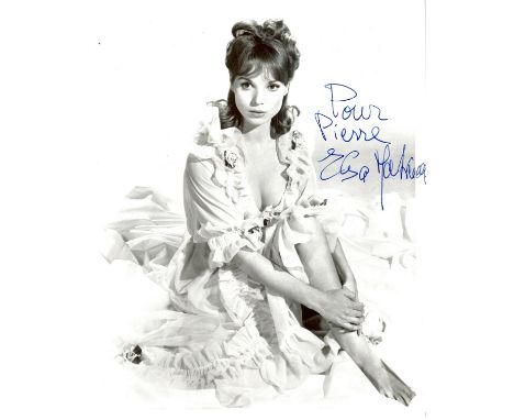 ACTRESSES: Selection of signed and inscribed 8 x 10 photographs by various actresses comprising Christine Kauffman, Elsa Mart
