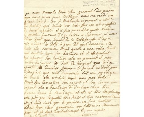 LOUISE OF STOLBERG-GEDERN: (1752-1824) Countess of Albany, wife of the Jacobite Claimant to the English and Scottish thrones,