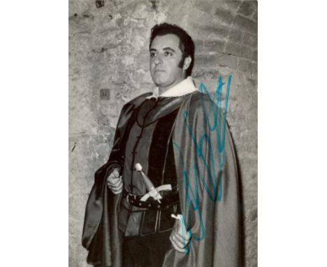 BERGONZI CARLO: (1924-2014) Italian Tenor. Two vintage signed 4 x 6 and 5 x 7 photographs by the singer, the images depicting