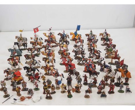 An army of DEL PRADO mounted and foot soldiers of various styles - G/VG (unboxed) (circa 80)