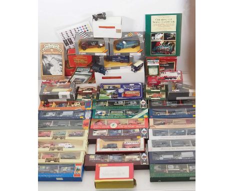 A mixed group of modern diecast cars, lorries and vans by MATCHBOX, CORGI and LLEDO DAYS GONE to include various limited edit