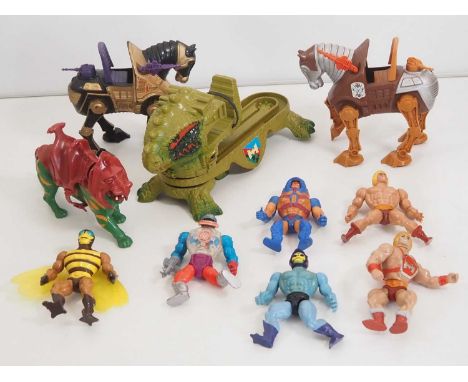 A quantity of MATTEL He-Man and the Masters of the Universe vehicles, animals and figures - G/VG (unboxed) (Q)