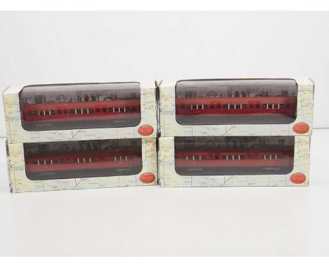 An EFE 1:76 scale (OO) 4-car 1938 stock diecast tube train (non-motorised) in Bakerloo line livery - VG/E (appears unused) in