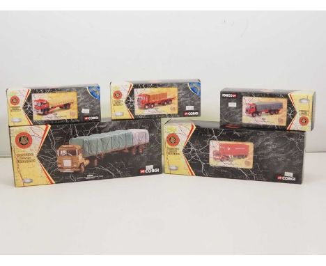 A quantity of CORGI 1:50 Scale diecast rigid and articulated lorries from the 'British Road Services' collection - VG in G/VG