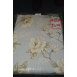 *Floral Pencil Pleat Curtains 46" x 90" drop