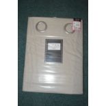 *Casa Home Blackout Quilted Eyelet Curtains in Sto