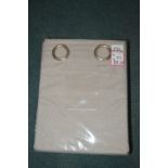 *Casa Home Blackout Quilted Eyelet Curtains in Sto