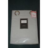 *Casa Home Blackout Quilted Eyelet Curtains in Sil