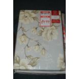 *Floral Pencil Pleat Curtains 46" x 54" drop