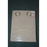 *Casa Home Blackout Quilted Eyelet Curtains in Sto