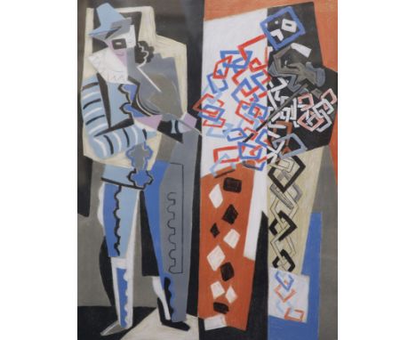 § Gino Severini (Italian 1833-1966) 'Arlecchino e Pedrolino'lithographsigned in pencil, 89/12069 x 53cm