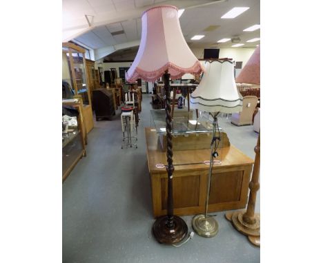Standard lamp & shade