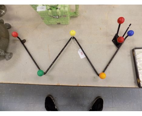 Retro "Atomic" coat hooks