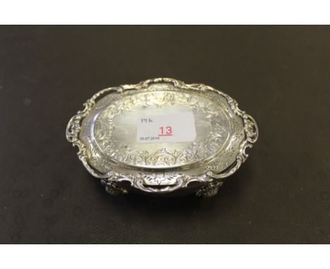 Silver trinket box/jewellery box