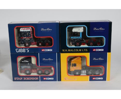4 Corgi Limited Edition Tractor Units. CC12705 ERF ECS Tractor Unit, Jack Richards &amp; Son Ltd. CC12706 ERF ECS Tractor Uni